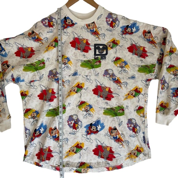 Walt Disney World Ink‎ and Paint Spirit Jersey Size L Mickey Pinocchio Dumbo - Picture 4 of 10